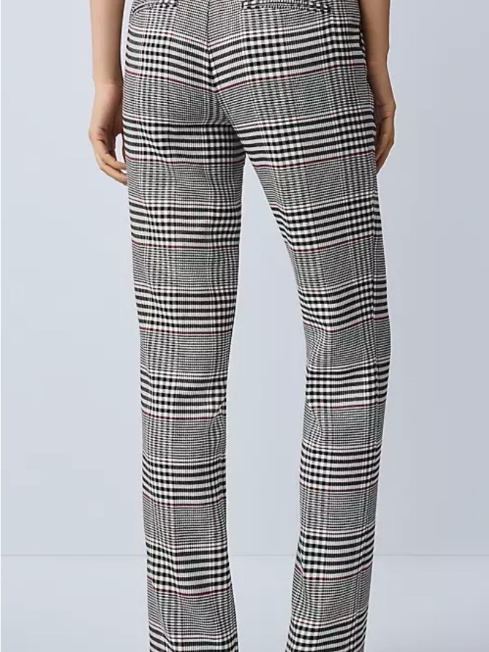 NWT Ann Taylor Sophia Plaid Straight-Leg Trousers size 10 - Picture 3 of 16